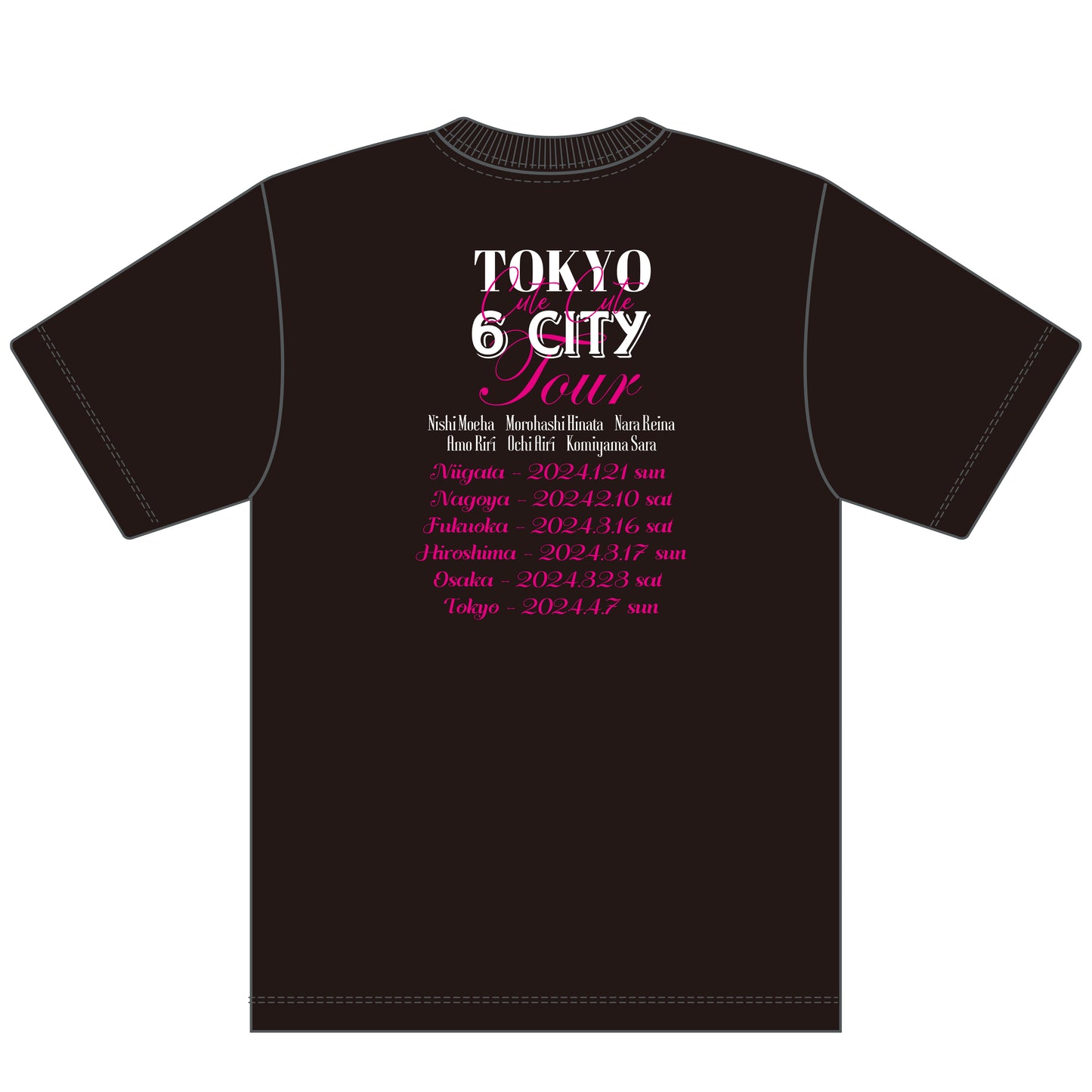 東京CuteCute 6都市ツアー T-シャツ