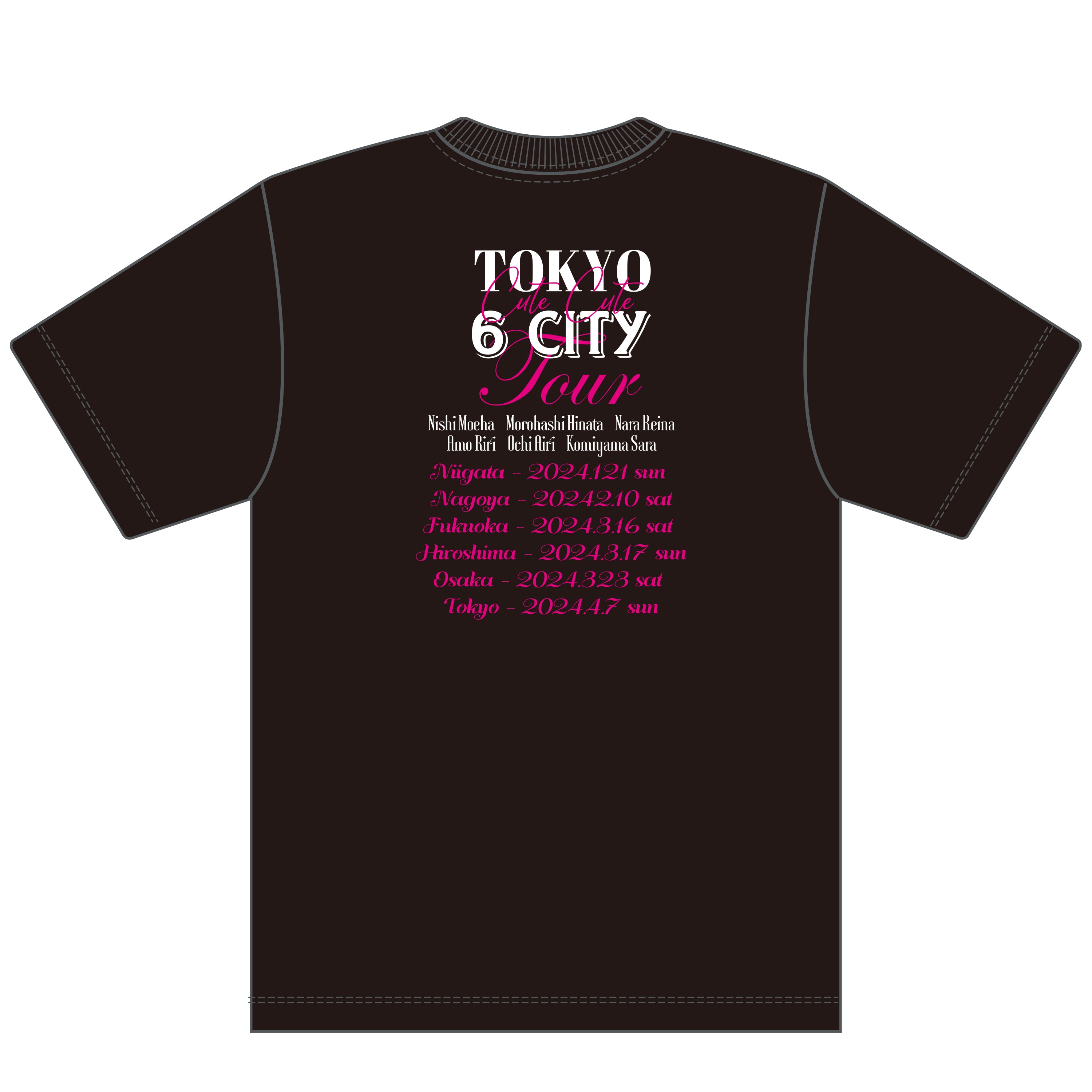 東京CuteCute 6都市ツアー T-シャツ – 東京CuteCute公式オンラインショップ